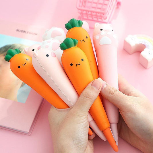Decompression Pinch Gel Pen School Supplies Cute Stationery